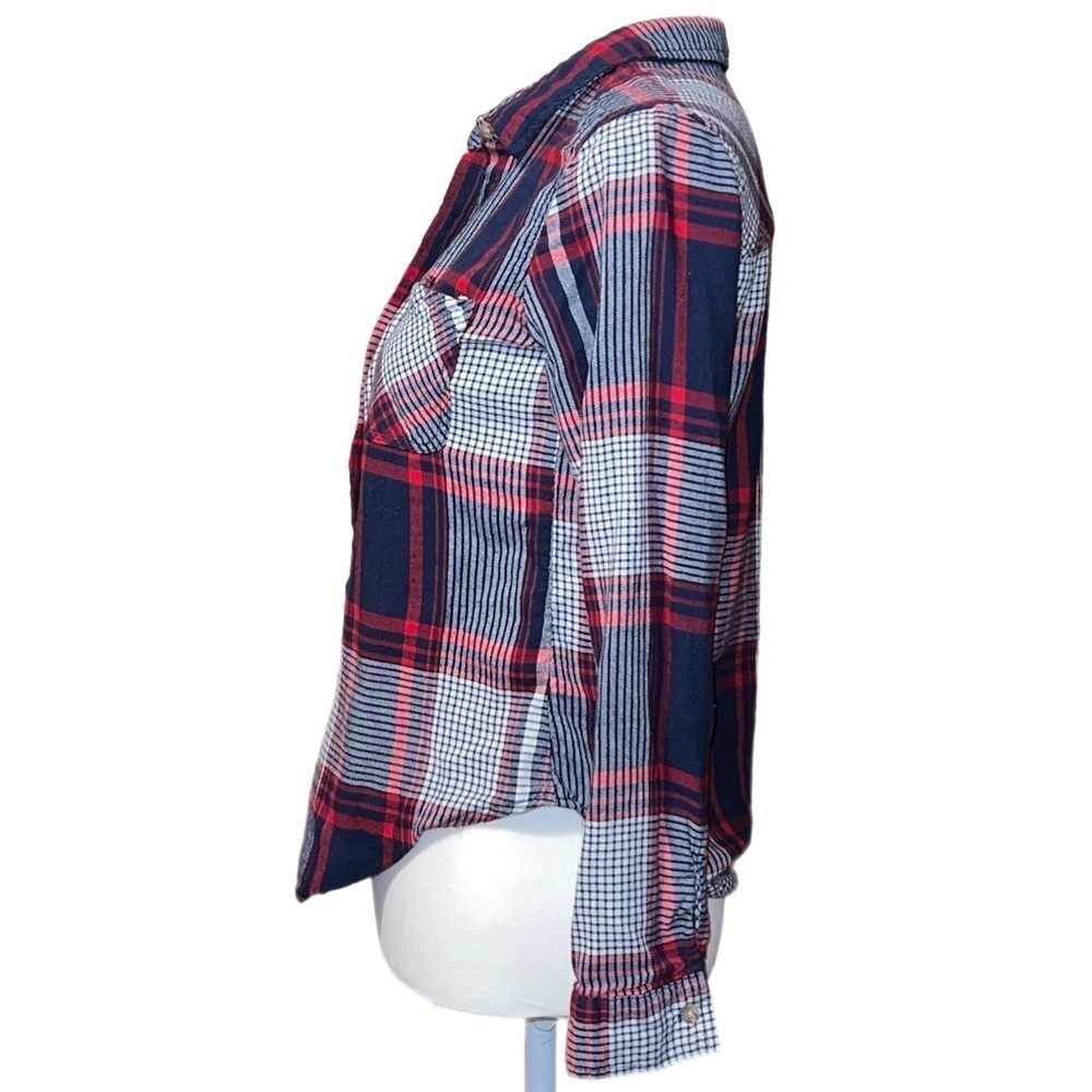 Ambiance - Plaid Flannel Button Down Shirt - Size Small - Picture 4 of 7